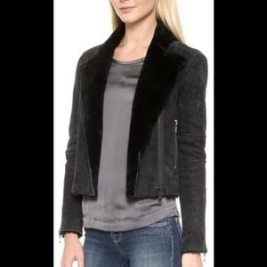 J Brand Shearling Jacket Size S